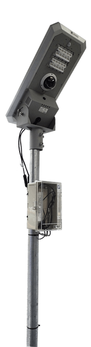 AIカメラ&アルカスソーラー街路灯全形