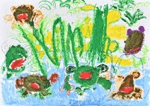 環境大臣賞 多田梨紗(4歳)香川県