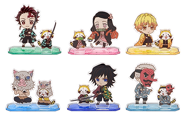 アクリルスタンド(6種、ブラインド)各 800円(税抜) ©吾峠呼世晴/集英社・アニプレックス・ufotable © NIPPON ANIMATION CO., LTD.