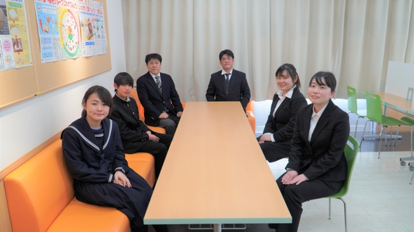 中学生との懇談