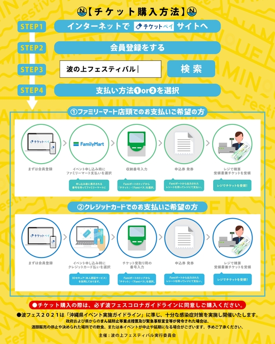 NAMINOUE Festivalチケット購入方法