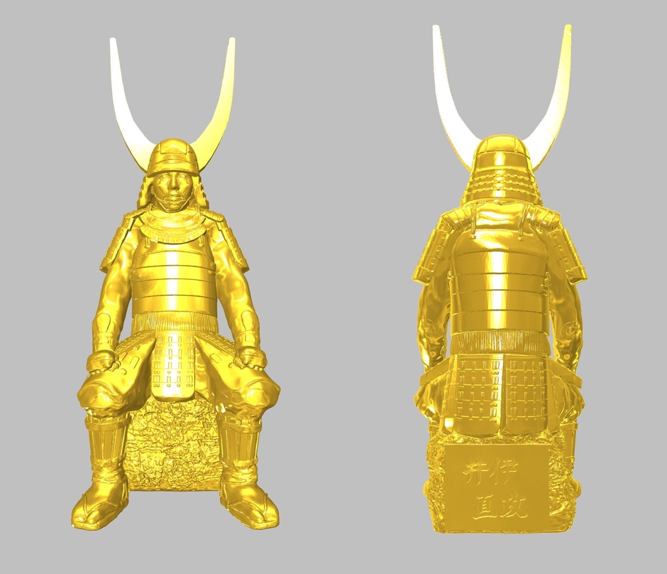 黄金備えモデル 3Dイメージ