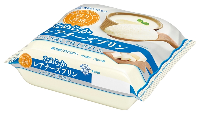 【なめらかな食感】『彩り食感 なめらかレアチーズプリン』70 g×4