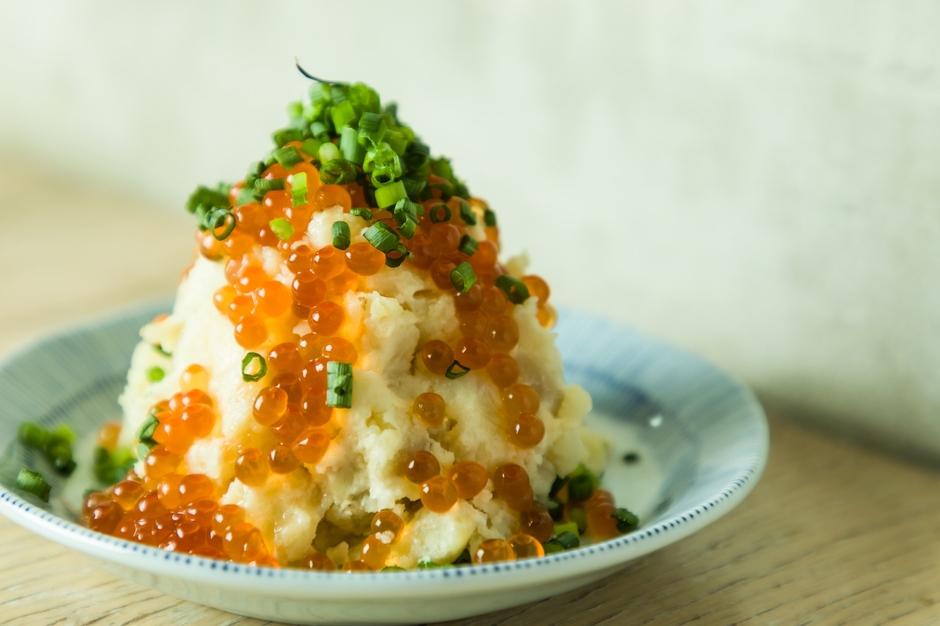 プチプチ食感！いくらポテサラ