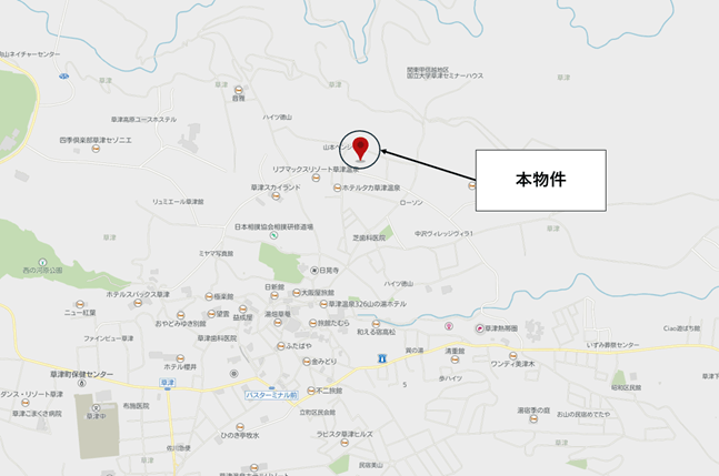 フォートリート草津 位置図