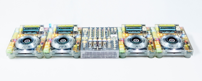 「“TRANSPARENT”CDJ-2000NXS2」「“TRANSPARENT”DJM-900NXS2」