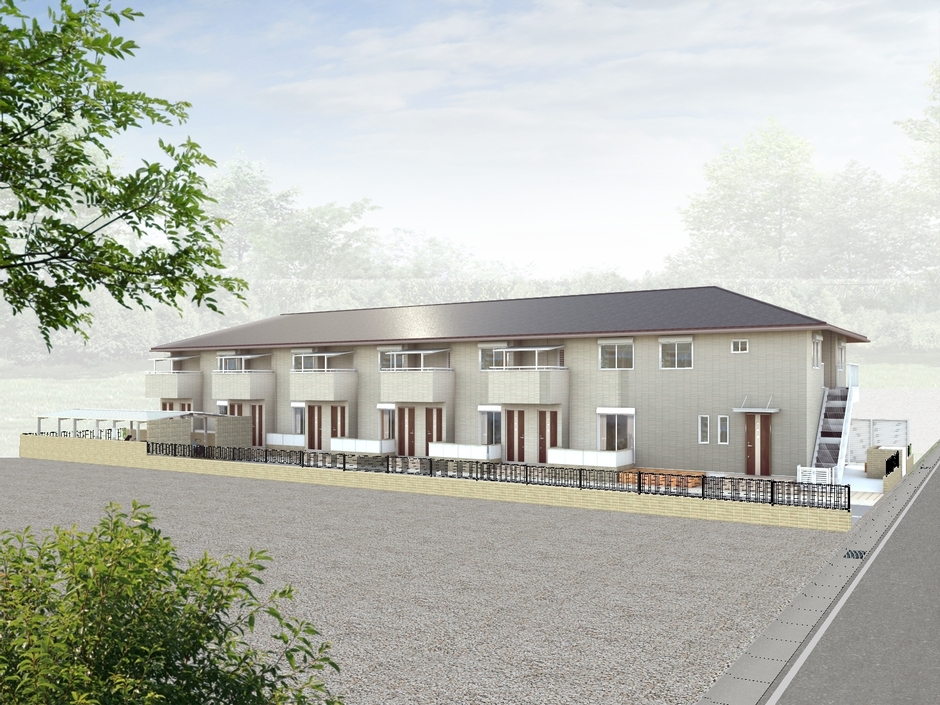 外観イメージパース(南面1)