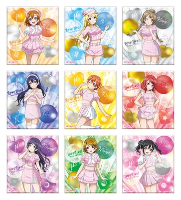 アートパネル(μ's girly pink) (全9種・ランダム) 660円(税込)