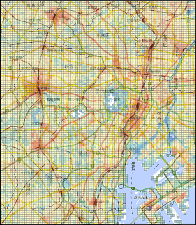 東京都内の休日昼間人口