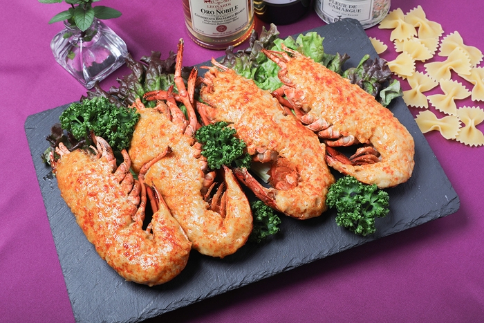 オマールテルミドール 調理イメージ