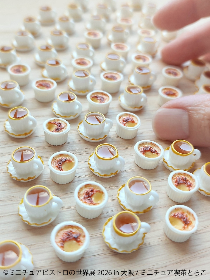 ミニチュアビストロ 展示作品:ミニチュア喫茶とらこ