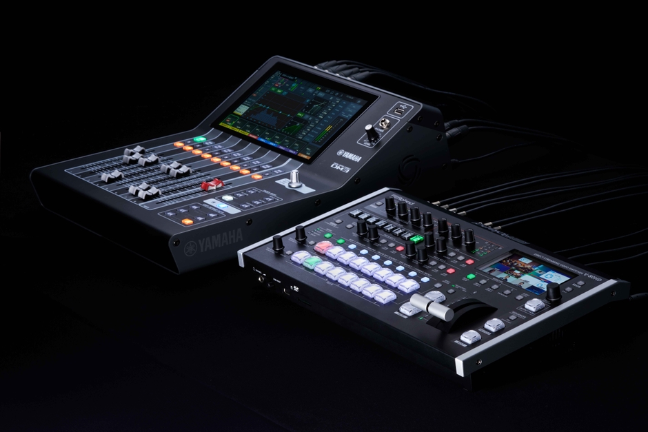 「DM3シリーズ」(左)と「V-80HD」(右)の連携イメージ