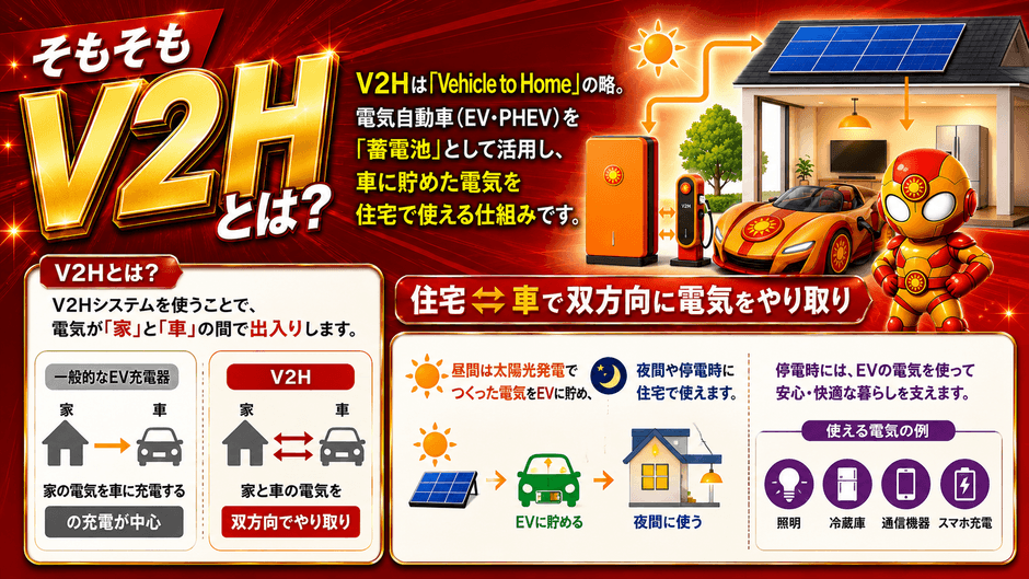 画像(2) V2Hとは