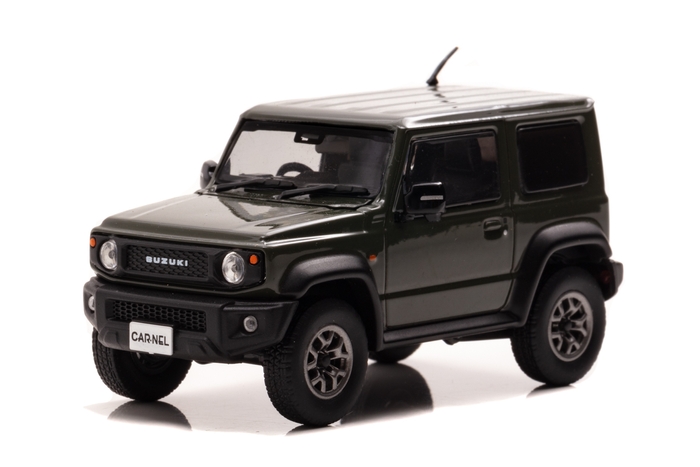 1/43 スズキ ジムニー シエラ JC (JB74W) 2018 Jungle Green/オプショングリル:前