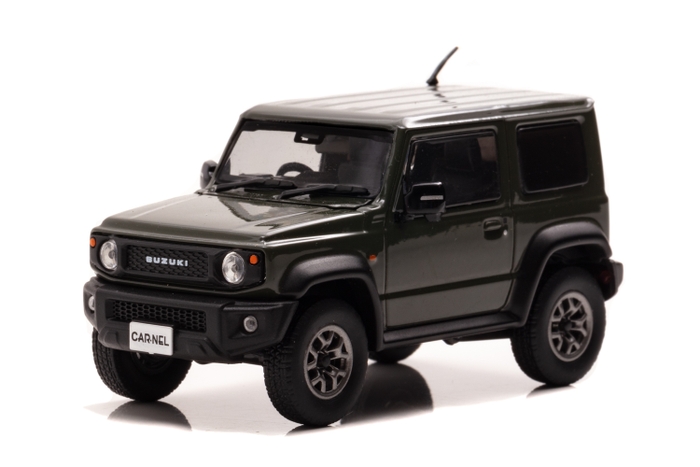 1/43 スズキ ジムニー シエラ JC (JB74W) 2018 Jungle Green／オプショングリル：前