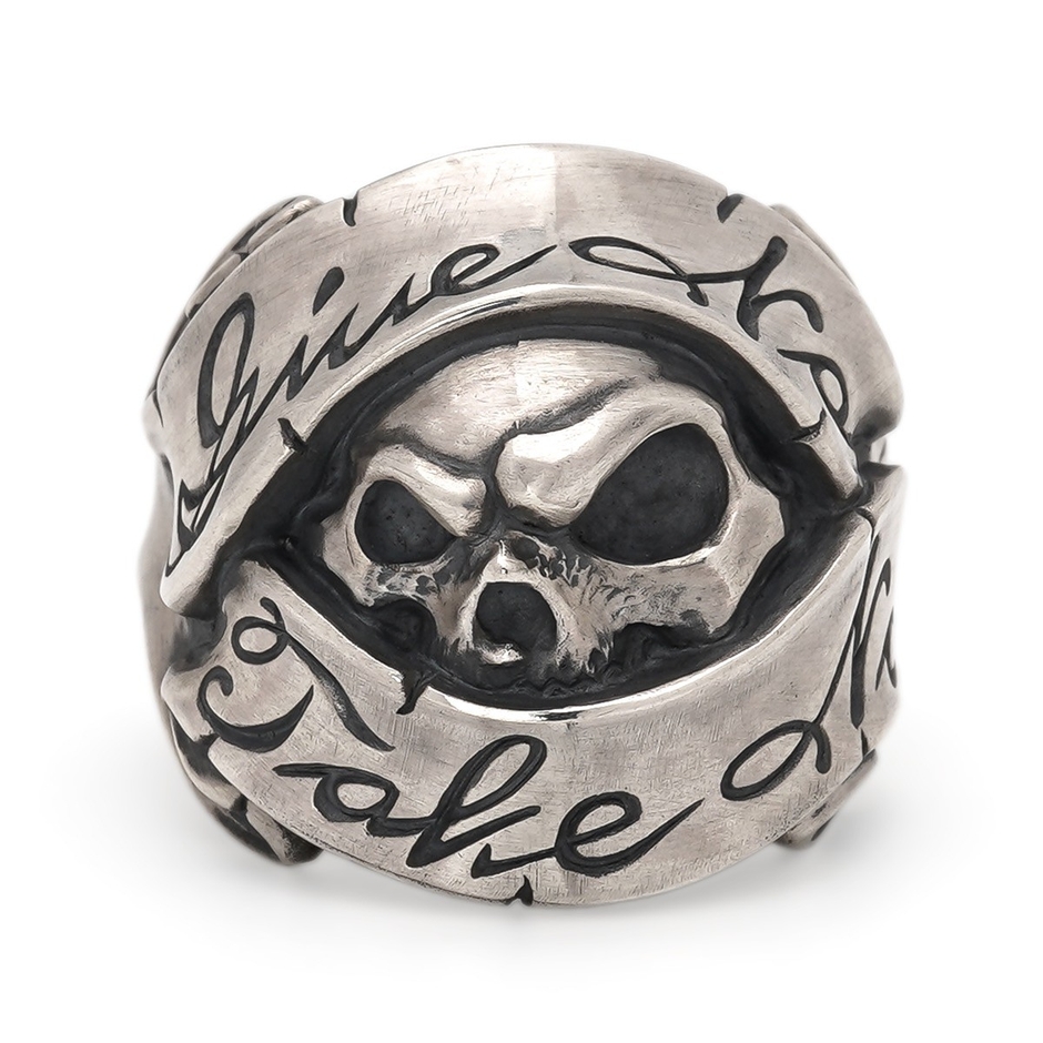 Give No Take No Skull Ring 2