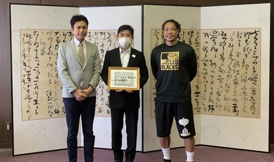 上峰町表敬訪問