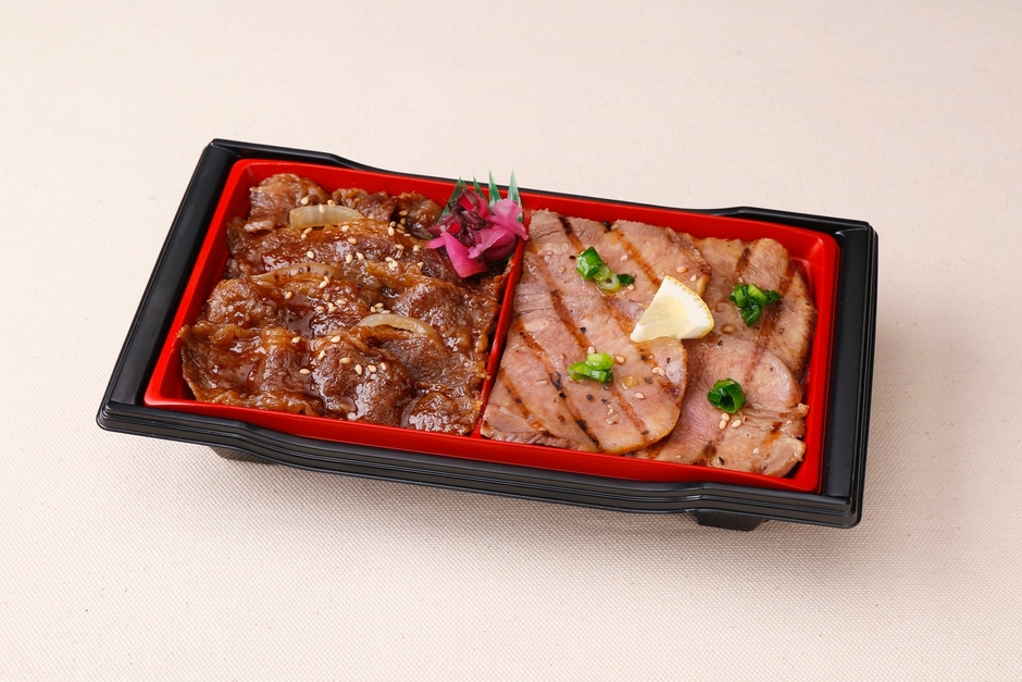 『ねぎ塩牛タン＆スタミナ焼肉重』(税込1,201円／1個)