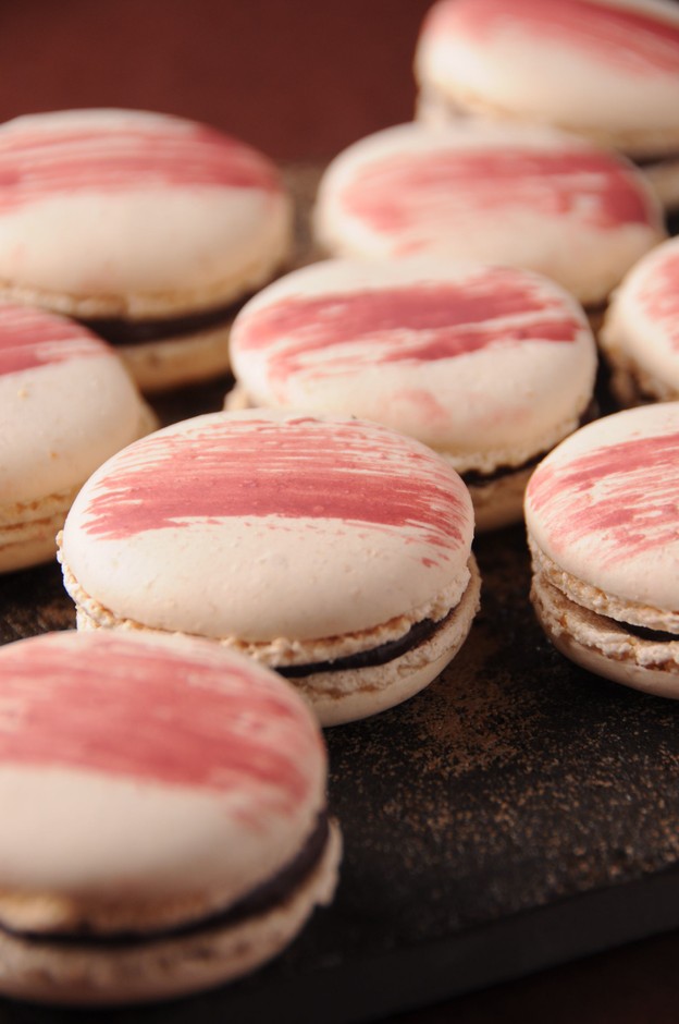 macarons mures tonka