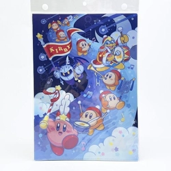 カービィの文具紹介、作品の世界観が詰め込まれたイラストのクリアファイル3枚セット！全て異なるイラストで使い分けが楽しい