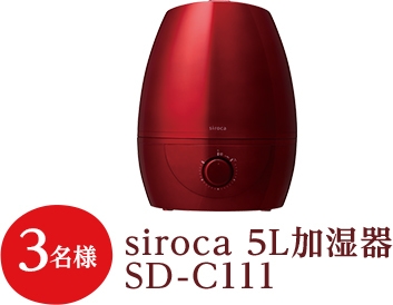 加湿器「siroca5L SD-C111」