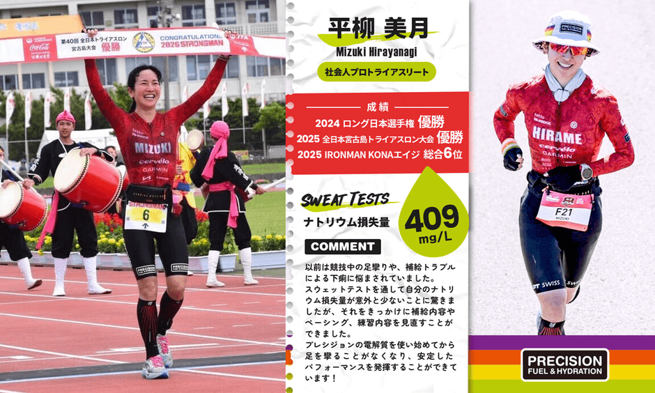 プレシジョンサポート選手：平柳美月選手