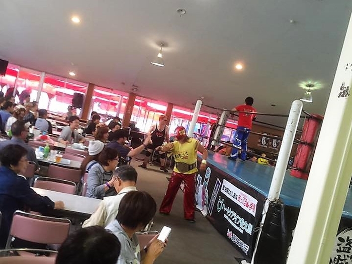 地元ファンも多い信州プロレスも来る♪