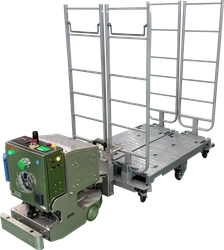 愛知機械テクノシステムが、関西フローズン広島支店の -25℃の冷凍倉庫に対応した無人搬送車(AGV)を納入