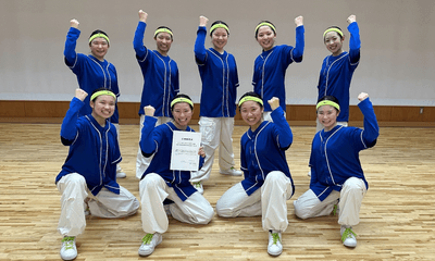 近畿大学附属広島高等学校東広島校ダンス部メンバー