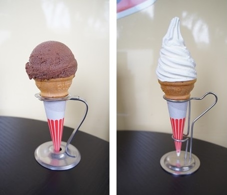 商品写真(チョコレートソフト)(ミルクソフト)