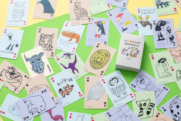 Scrub Canvas Club: Wonder Art 旭山動物園トランプ(¥3,190 税込)
