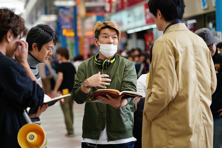 アーケード撮影風景2