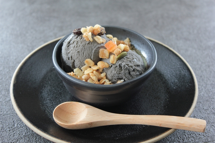 グラノーラと一緒に