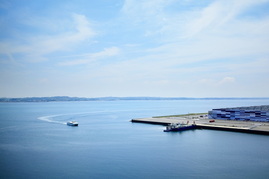 海側の客室からの眺め