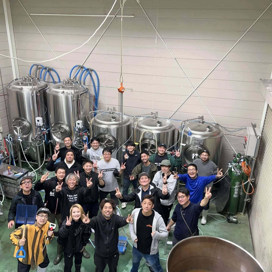 東北のブルワリー研修の様子