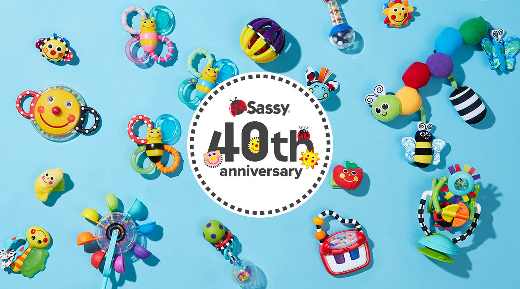 知育玩具のSassy（サッシー）はブランド誕生40周年＆日本上陸20周年！アニバーサリーイヤーを記念したキャンペーンがスタート | NEWSCAST