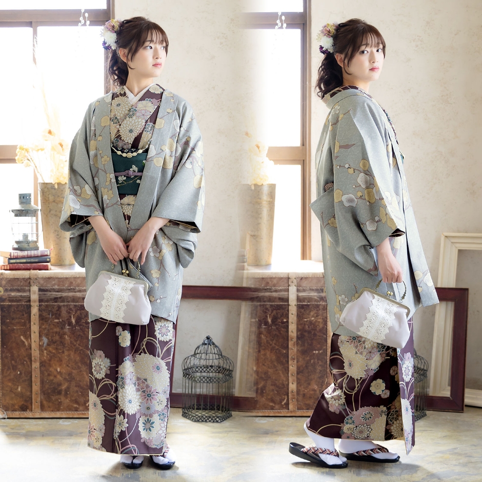 花くす玉 紫鳶色