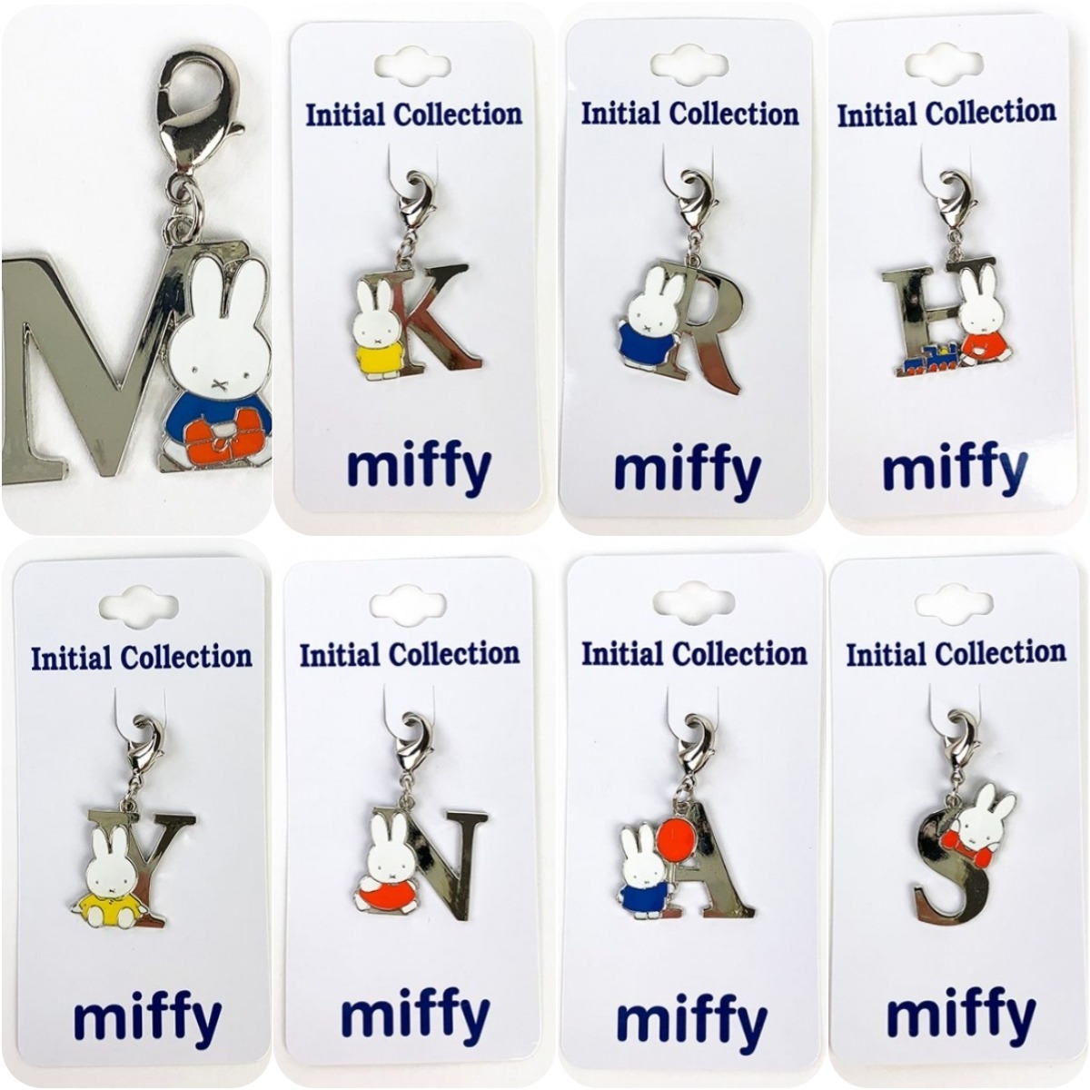 ミッフィーのイニシャルキーホルダーがお届け開始◎仲良しグループやカップルでおそろいにしちゃお♥♪