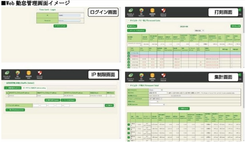 テレワーク実施に合わせ、クラウド勤怠管理　 【クラウドタイムカード】をリリース ～在宅業務の勤怠管理をWebでお手軽一括管理～