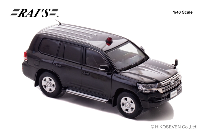 RAI'S 1/43 トヨタ ランドクルーザー GX (URJ202) 2017 警察本部警備部機動隊小型遊撃車両:右前