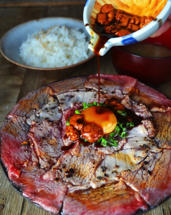 とろ炙り定食~ウニ醤油~