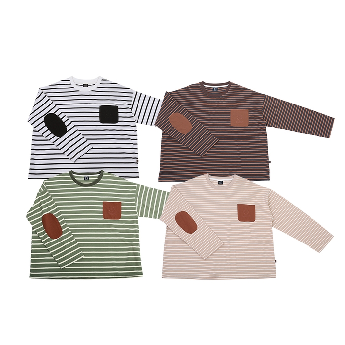 BORDER POCKET L/S T SHIRTS