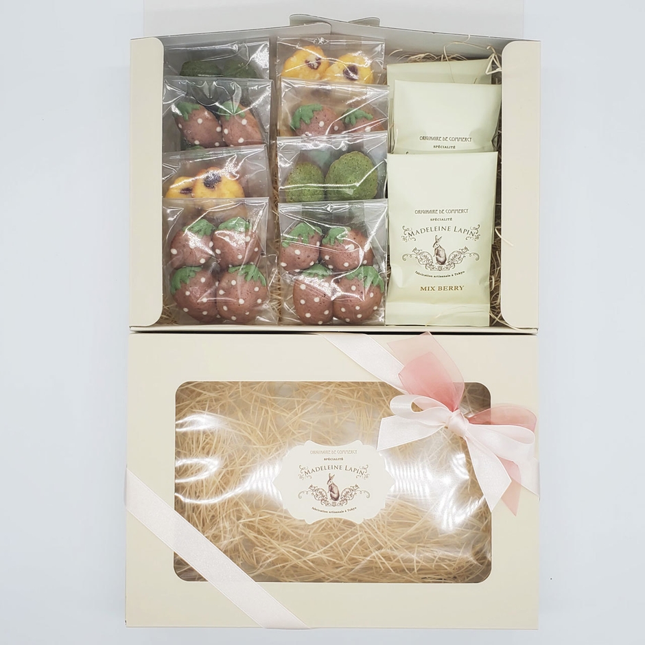 いちご摘みミニマドギフト8個入 紅茶セット