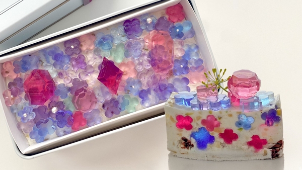 宝石と紫陽花のカッサータ