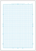 5mm方眼罫(中心リーダー入り)