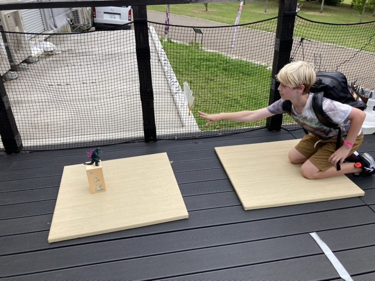 ▲投扇興チャレンジ!