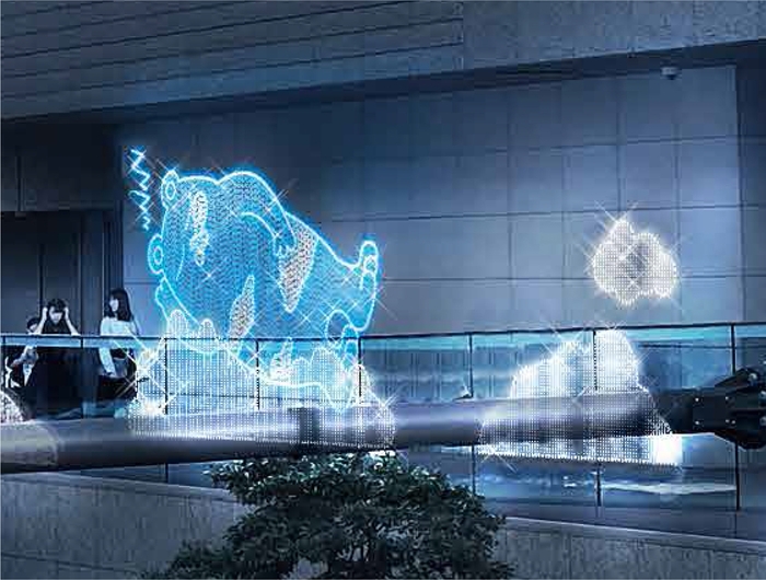 2階外周デッキ あべのべあイルミネーション(イメージ)