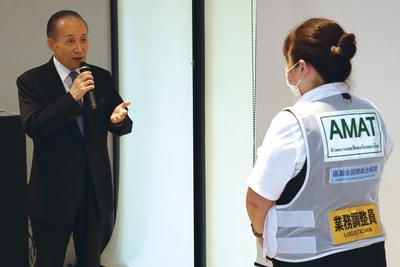 理事長から激励の言葉