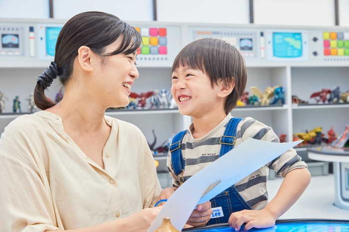 ▲子どもの笑顔が一番の思い出！