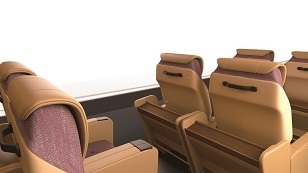 クリスタルクルーザー「菫」(すみれ)車内(イメージ)